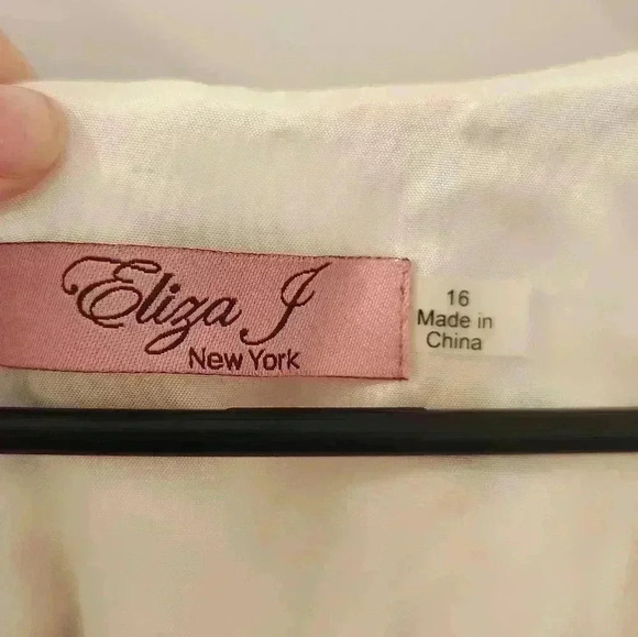 Eliza J New York Size 16 Floral V Neck Sleeveless Dress Midi Vibrant #M602 - Picture 2 of 5